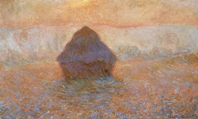 Claude Monet - Stack Of Wheat Sun In The Mist 1891