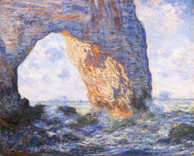 Claude Monet - The Manneporte At Etretat 1883