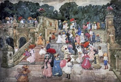 Maurice Brazil Prendergast - The Mall Central Park