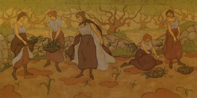 Paul Ranson - Cinq Femmes A La Recolte