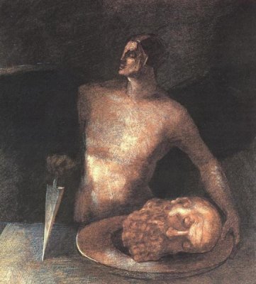 Odilon Redon - Angel Executioner