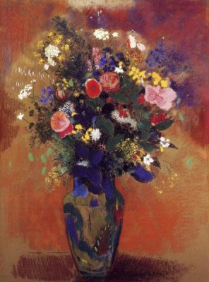 Odilon Redon - Bouquet In A Persian Vase