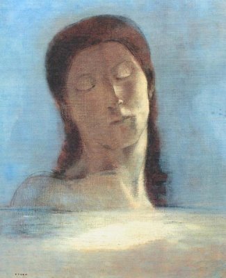 Odilon Redon - Closed Eyes - Female