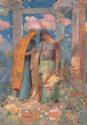 Odilon Redon - Mystical Conversation