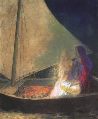 Odilon Redon - The Boat 3