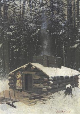 Frederic Remington - Antoines Cabin