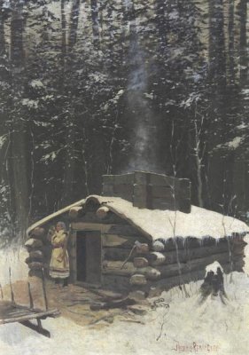 Frederic Remington - Antoines Cabin