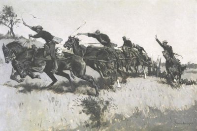 Frederic Remington - Capt Grimess Battery Going Up El Paso Hi Il