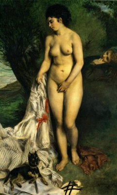 Pierre-Auguste Renoir - Bather With Griffon