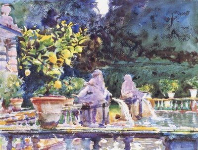 John Singer Sargent - A Fountain