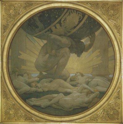 John Singer Sargent - Atlas and the Hesperides, 1922