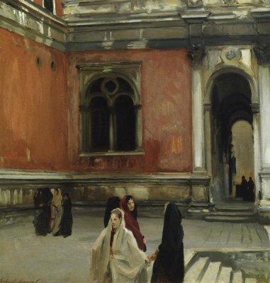 John Singer Sargent - Campo behind the Scuola di San Rocco, 1882
