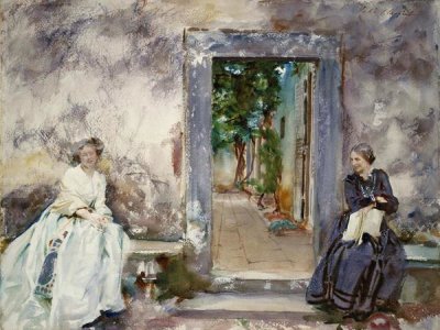 John Singer Sargent - Doorway - the Garden Wall