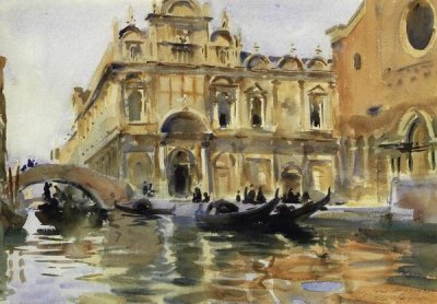 John Singer Sargent - Rio dei Mendicanti, Venice, 1909-13