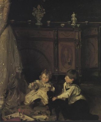 John Singer Sargent - The Sitwell Family (detail)