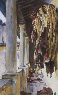 John Singer Sargent - Torre Galli Wine Bags, 1910