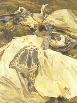 John Singer Sargent - Two Girls in White Dresses