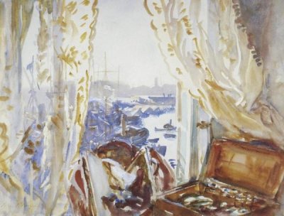 John Singer Sargent - View from a Window, Genoa