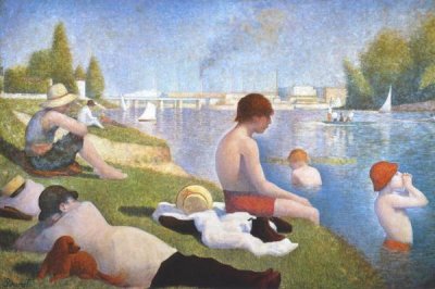 Georges Seurat - Bathing At Asnieres
