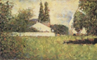Georges Seurat - House Among Trees