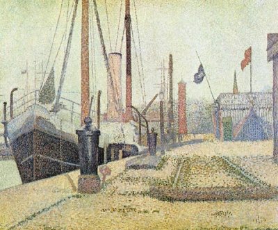 Georges Seurat - La Maria At Honfleur