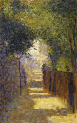 Georges Seurat - Rue Saint-Vincent Montmarte In Spring