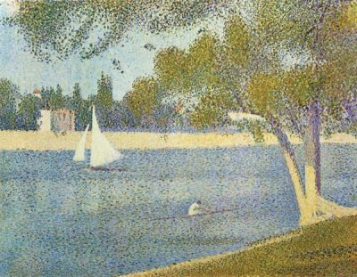 The Seine At La Grande Jatte In The Spring