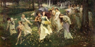 Charles Daniel Ward - The Progress Of Spring, 1905