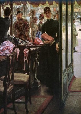 James Tissot - The Shop Girl