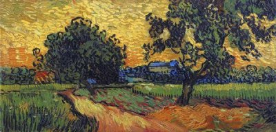 Vincent Van Gogh - Landscape At Twilight