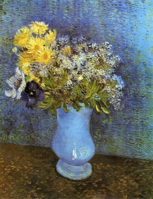 Vincent Van Gogh - Lilacs Daisies Anemones