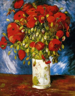 Vincent Van Gogh - Poppies 1886
