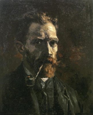 Vincent Van Gogh - Self Portrait With Pipe