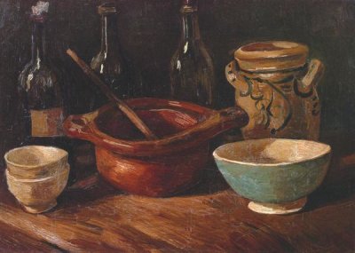 Vincent Van Gogh - Still Life Earthenware And Bottles