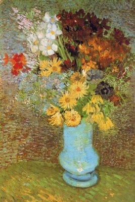 Vincent Van Gogh - Vase Daisies And Anemones