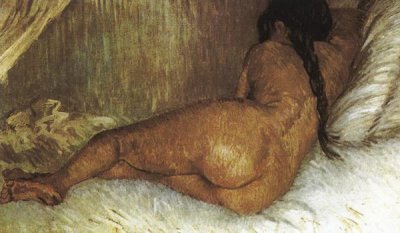 Vincent Van Gogh - Back Nude Woman Reclining
