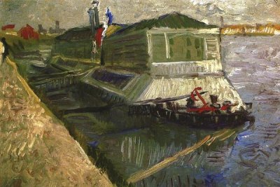 Vincent Van Gogh - Bathing Float On Seine