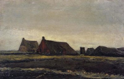 Vincent Van Gogh - Farmhouse Near Hoogeveen