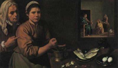 Diego Velazquez - Christ In The House Of Martha And Mary