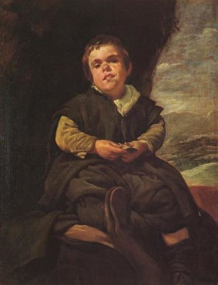 Diego Velazquez - The Dwarf Francisco Lezcano