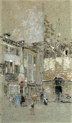 James McNeill Whistler - Campanile Santa Margharita 1880