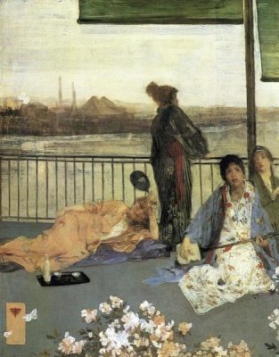 James McNeill Whistler - The Balcony 1864