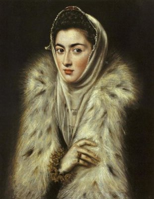 El Greco - A Lady In A Fur Wrap