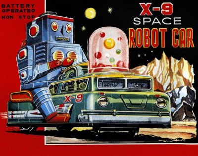 Retrobot - X-9 Space Robot Car