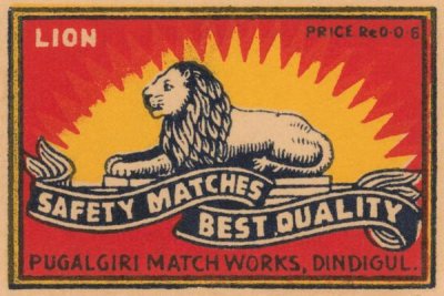 Phillumenart - Lion Safety Matches Best Quality