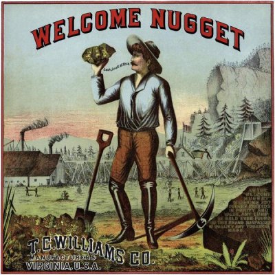 Unknown - Welcome Nugget Tobacco Label