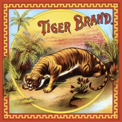Unknown - Tiger Brand Tobacco Label