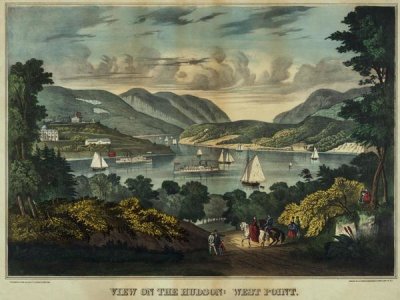 Unknown - View on the Hudson - West Point