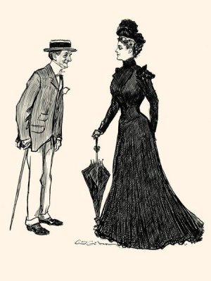 Charles Dana Gibson - How Long Should I wear Mourning