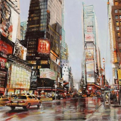 John B. Mannarini - Taxi in Times Square